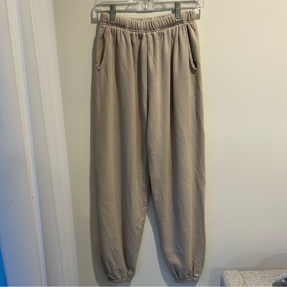 Daily Drills Unisex Joggers Tan Size Extra Small/Small